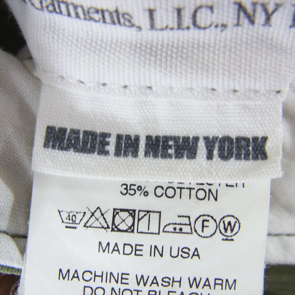 Engineered Garments エンジニアードガーメンツ Pilgrim Surf Supply ピルグリム サーフサプライ リップストップ BIKE PANTS サイクルパンツ カーゴパンツ オリーブ モスグリーン系 S【中古】