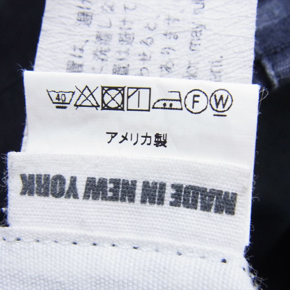 Engineered Garments エンジニアードガーメンツ Pilgrim Surf Supply ピルグリム サーフサプライ リップストップ BIKE PANTS サイクルパンツ カーゴパンツ ネイビー ネイビー系 S【中古】