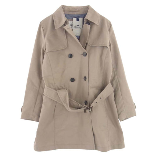 Herno ヘルノ IM0050D 19193 2500 ショート トレンチコート ハーフコート ベージュ系 46【中古】