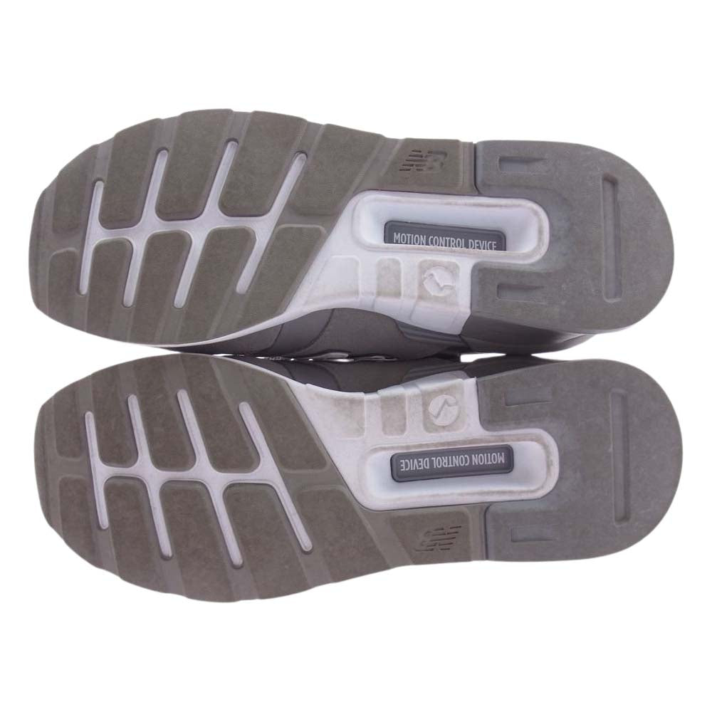 NEW BALANCE ニューバランス MS997HR 997S スエード メッシュ ローカット スニーカー グレー系 27cm【中古】