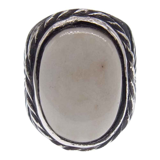 ISAMUKATAYAMA BACKLASH イサムカタヤマバックラッシュ J474-65 DEER HORN RING ディア ホーン リング シルバー系 ホワイト系 22号【中古】