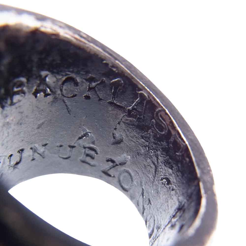 ISAMUKATAYAMA BACKLASH イサムカタヤマバックラッシュ J474-65 DEER HORN RING ディア ホーン リング シルバー系 ホワイト系 22号【中古】