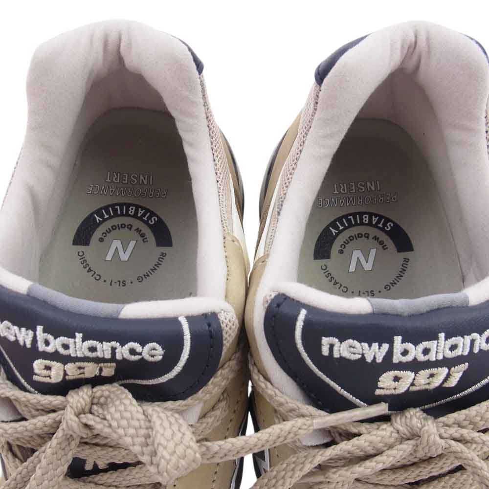 NEW BALANCE ニューバランス M991BTN 英国製 M991BTN ベージュ スニーカー ベージュ系 27cm【新古品】【未使用】【中古】