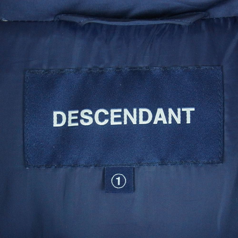 DESCENDANT ディセンダント 22AW 222BRDS-JKM03 MUMMY PADDING JACKET マミー パディング ジャケット ネイビー系 1【中古】