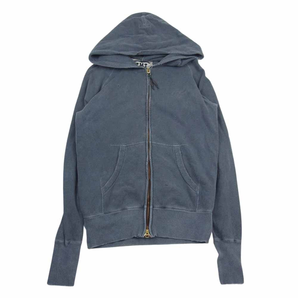 TMT ティーエムティー TSW-F18SP04 zipup parka 刺繍 ロゴ ジップ パーカー グレー系 L【中古】