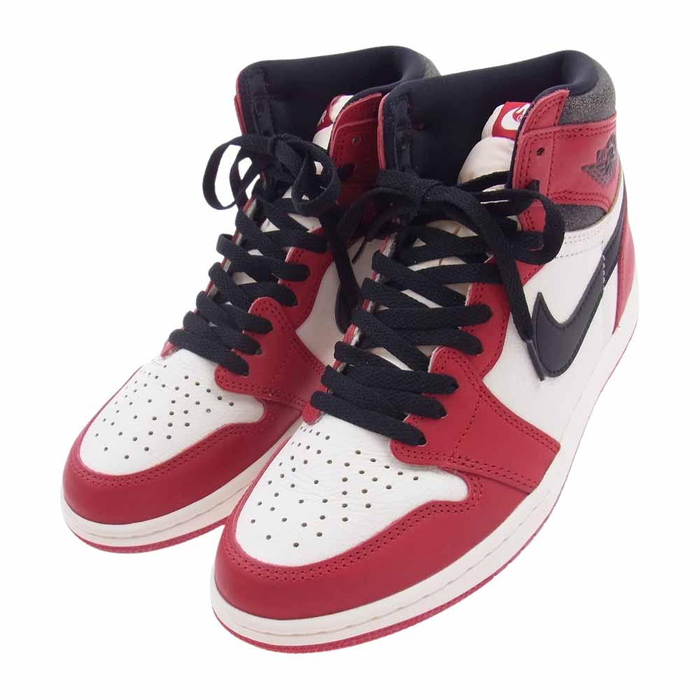 NIKE ナイキ DZ5485-612 Air Jordan 1 High OG Lost & Found/Chicago AJ1 エアジョーダン ハイ ロスト & ファウンド/シカゴ スニーカー レッド系 27cm【極上美品】【中古】