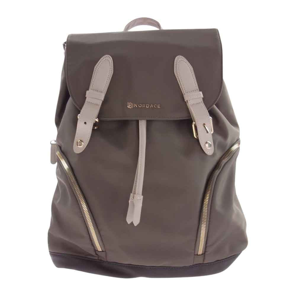 ノルディス Eliz 旅行 デイリー ビジネス リュック ベージュ系【中古】