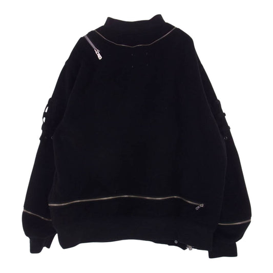TAKAHIRO MIYASHITA The SoloIst. タカヒロミヤシタザソロイスト 21AW sj.0008aAW21 BLANKET SPACE FLIGHT JACKET ブランケット スペース フライトジャケット ブラック系 46【美品】【中古】