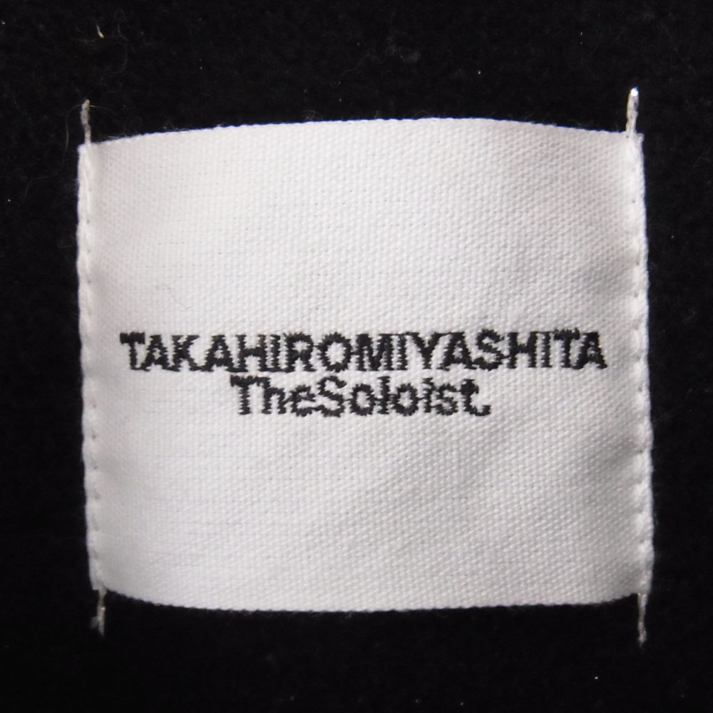 TAKAHIRO MIYASHITA The SoloIst. タカヒロミヤシタザソロイスト 21AW sj.0008aAW21 BLANKET SPACE FLIGHT JACKET ブランケット スペース フライトジャケット ブラック系 46【美品】【中古】