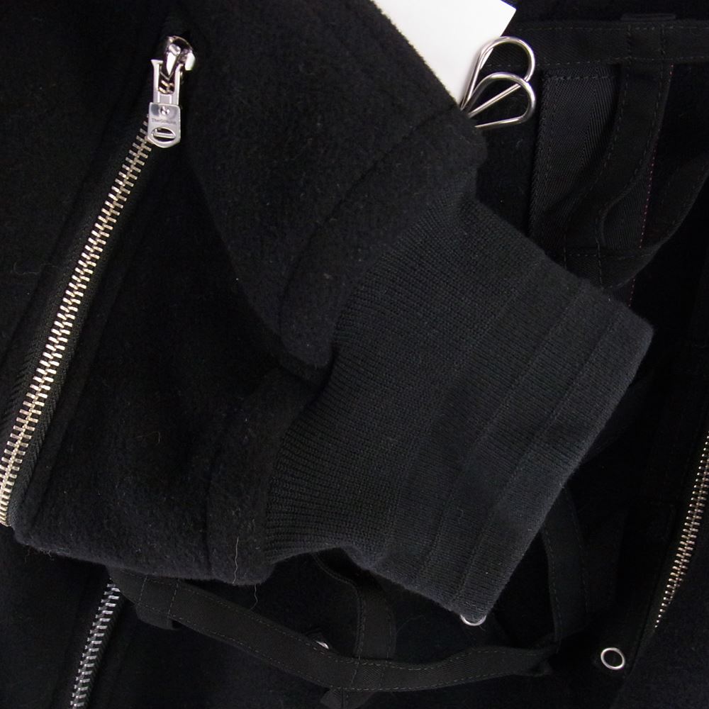 TAKAHIRO MIYASHITA The SoloIst. タカヒロミヤシタザソロイスト 21AW sj.0008aAW21 BLANKET SPACE FLIGHT JACKET ブランケット スペース フライトジャケット ブラック系 46【美品】【中古】