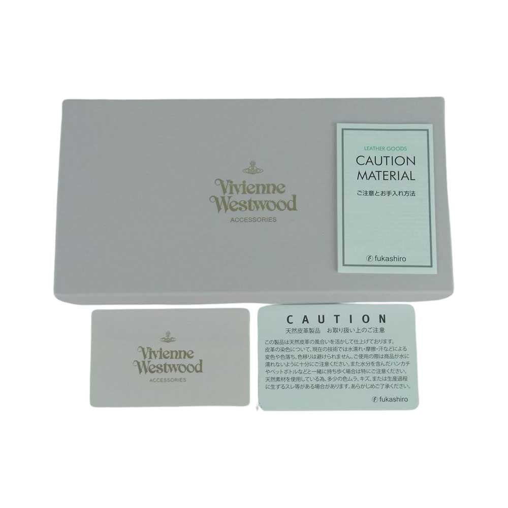 Vivienne Westwood ヴィヴィアンウエストウッド オーブ ロゴ ラウンドジップ 長財布 ウォレット シルバー系【中古】