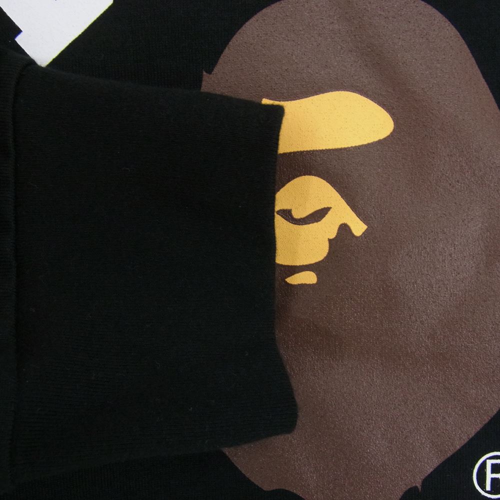 A BATHING APE アベイシングエイプ ロゴ プリント 長袖 Tシャツ