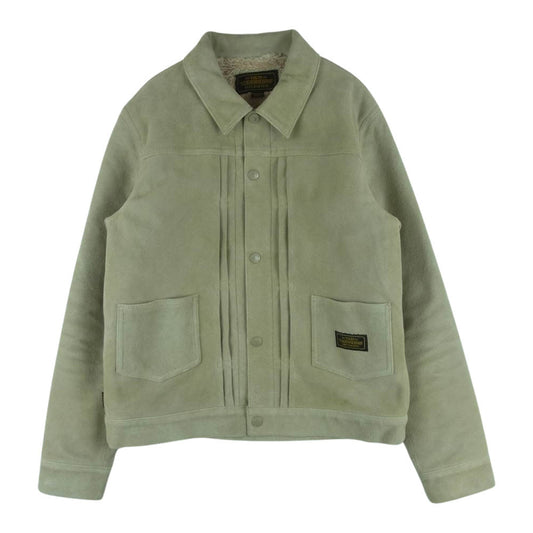 NEIGHBORHOOD ネイバーフッド 172SZNH-JKM03 STOCKMAN-L GL-JKT スエード ジャケット グレイッシュベージュ系 M【中古】