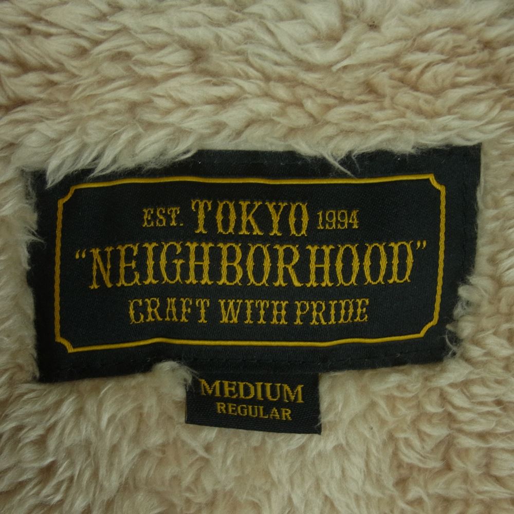 NEIGHBORHOOD ネイバーフッド 172SZNH-JKM03 STOCKMAN-L GL-JKT スエード ジャケット グレイッシュベージュ系 M【中古】