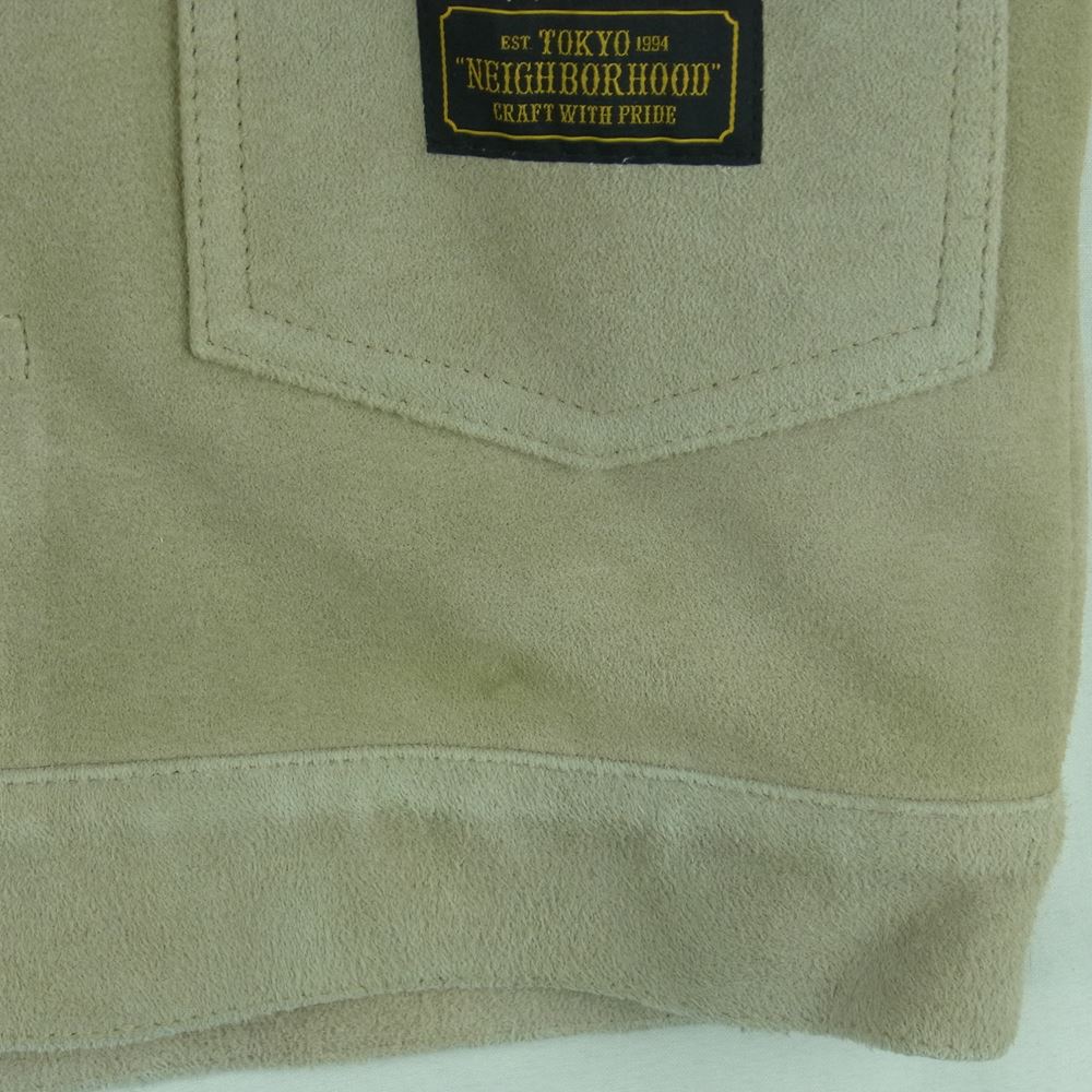 NEIGHBORHOOD ネイバーフッド 172SZNH-JKM03 STOCKMAN-L GL-JKT スエード ジャケット グレイッシュベージュ系 M【中古】