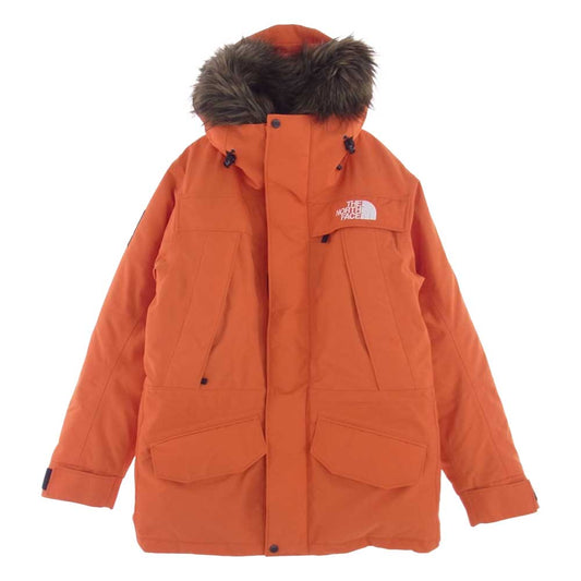 THE NORTH FACE ノースフェイス ND91807 Antarctica Parka アンタークティカ パーカ ダウン ジャケット オレンジ系 M【美品】【中古】