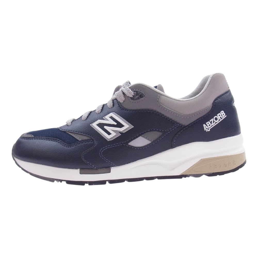 NEW BALANCE ニューバランス CM1600LV スニーカー ランニング シューズ ネイビー系 27.0cm【美品】【中古】