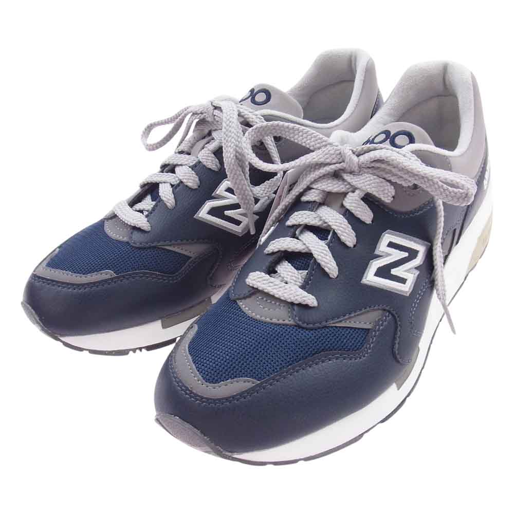 NEW BALANCE ニューバランス CM1600LV スニーカー ランニング シューズ ネイビー系 27.0cm【美品】【中古】