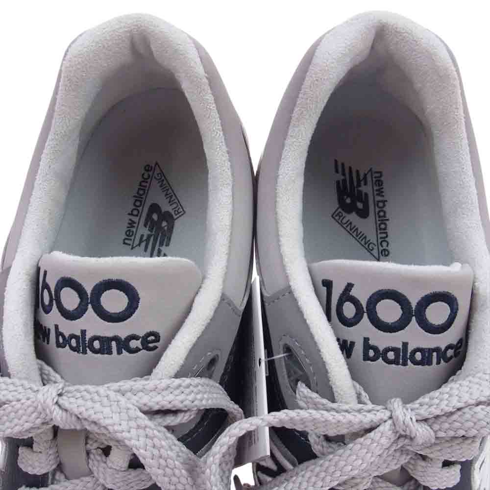 NEW BALANCE ニューバランス CM1600LV スニーカー ランニング シューズ ネイビー系 27.0cm【美品】【中古】