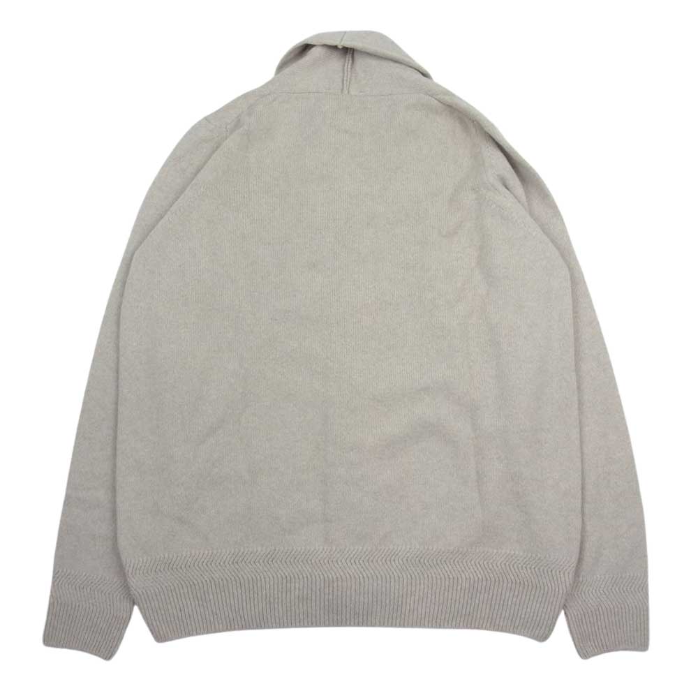 JOHN SMEDLEY ジョンスメドレー リサイクル カシミヤ混 ニット カーディガン ベージュ系 XL【美品】【中古】