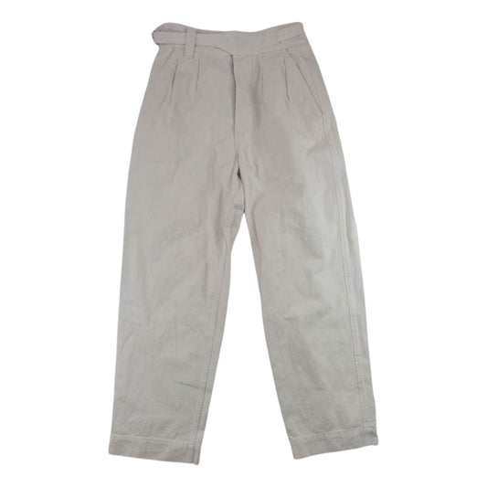 エムエイチエル 20SS NATURAL DENIM ナチュラルデニム ベルテッド グルカパンツ オフホワイト系 S【中古】