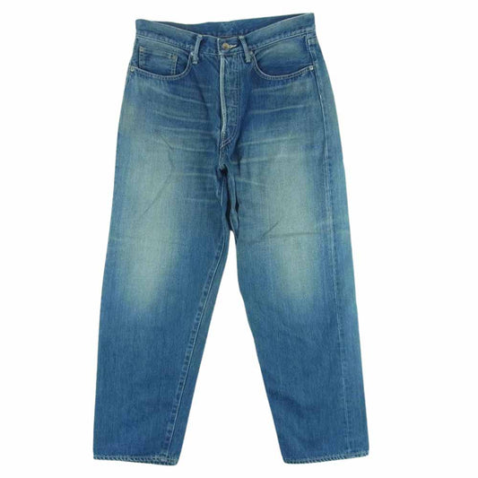 GRAPHPAPER グラフペーパー GM231-40102DB Selvage Denim Five Pocket Tapered Pants (DK.FADE) セルヴィッジ 5P 5ポケット テーパード デニム パンツ インディゴブルー系 1【中古】