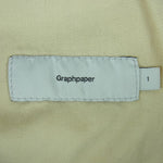 GRAPHPAPER グラフペーパー GM231-40102DB Selvage Denim Five Pocket Tapered Pants (DK.FADE) セルヴィッジ 5P 5ポケット テーパード デニム パンツ インディゴブルー系 1【中古】