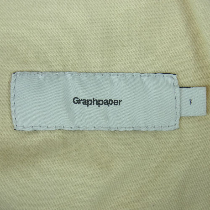 GRAPHPAPER グラフペーパー GM231-40102DB Selvage Denim Five Pocket Tapered Pants (DK.FADE) セルヴィッジ 5P 5ポケット テーパード デニム パンツ インディゴブルー系 1【中古】