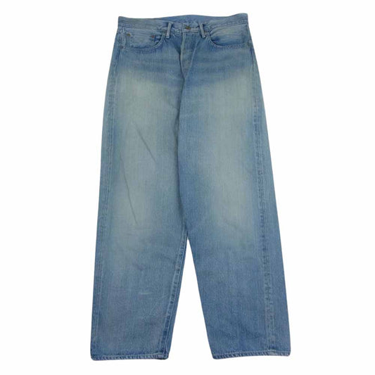 GRAPHPAPER グラフペーパー GM223-40019LB Selvage Denim Five Pocket Tapered Pants(LT.FADE) セルヴィッジ 5P 5ポケット テーパード デニムパンツ インディゴブルー系 1【中古】