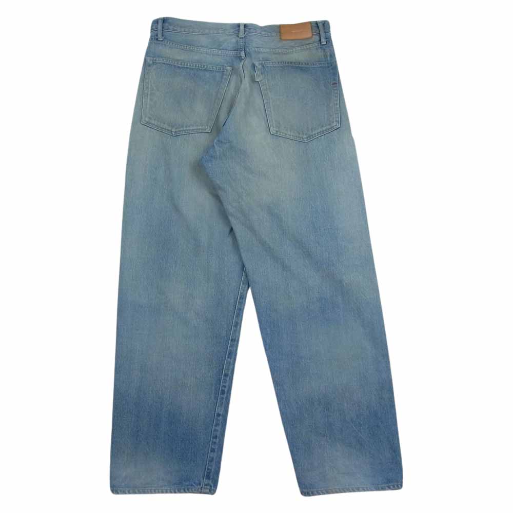 GRAPHPAPER グラフペーパー GM223-40019LB Selvage Denim Five Pocket Tapered Pants(LT.FADE) セルヴィッジ 5P 5ポケット テーパード デニムパンツ インディゴブルー系 1【中古】