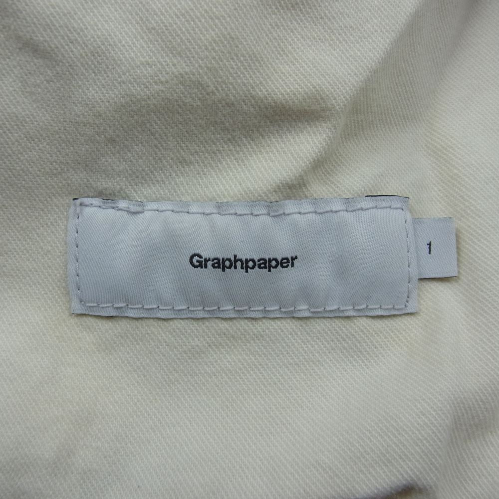 GRAPHPAPER グラフペーパー GM223-40019LB Selvage Denim Five Pocket Tapered Pants(LT.FADE) セルヴィッジ 5P 5ポケット テーパード デニムパンツ インディゴブルー系 1【中古】