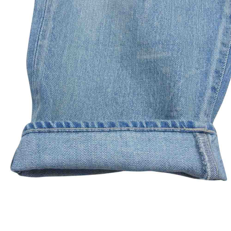GRAPHPAPER グラフペーパー GM223-40019LB Selvage Denim Five Pocket Tapered Pants(LT.FADE) セルヴィッジ 5P 5ポケット テーパード デニムパンツ インディゴブルー系 1【中古】