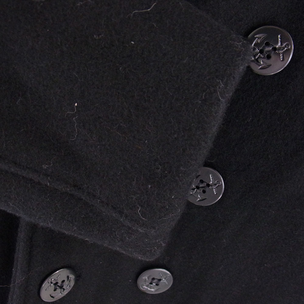 schott ショット ウール Pコート ブラック系 38【中古】 – ブランド