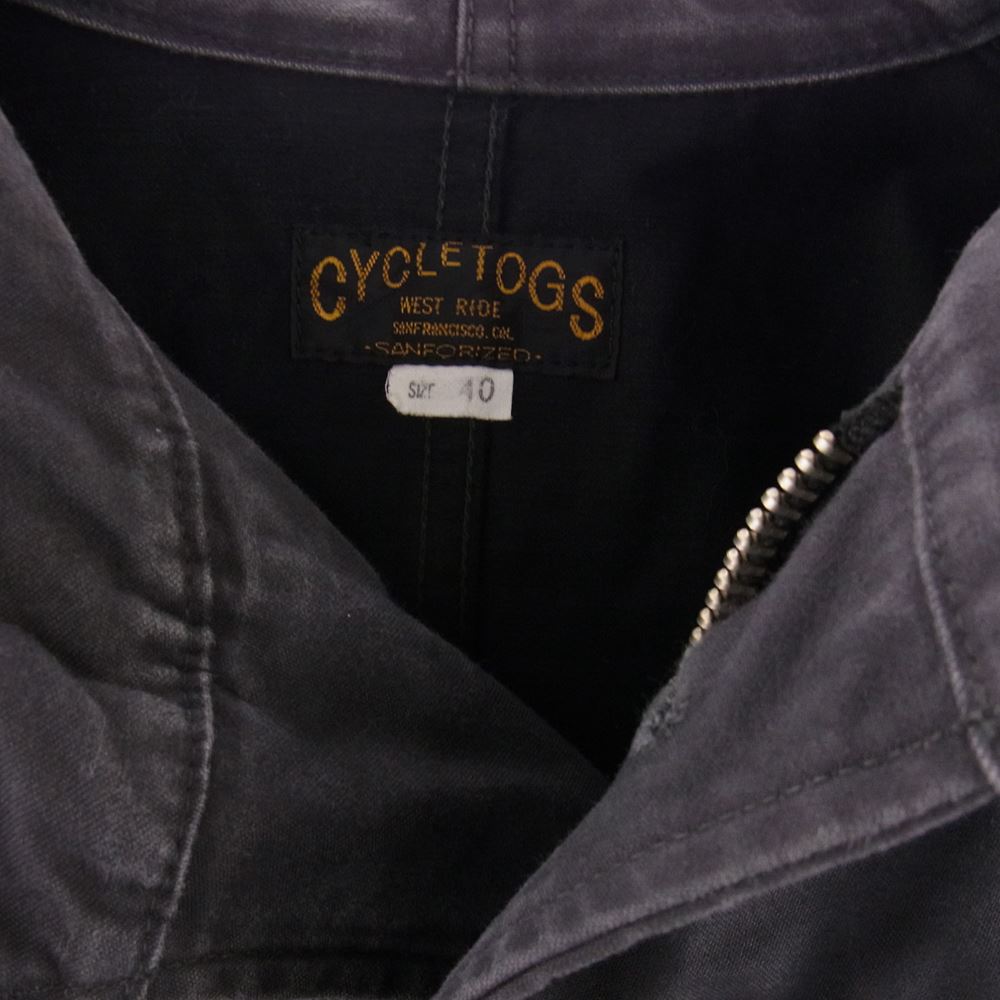 ウエストライド CHOPPER SAVED MY LIFE ガール プリント アーミー フード ジャケット ダークグレー系 40【中古】