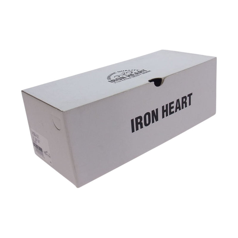 IRON HEART アイアンハート IHSN-01 IH LOW CUT ローカット キャンバス スニーカー  ブラック系 9.5【新古品】【未使用】【中古】