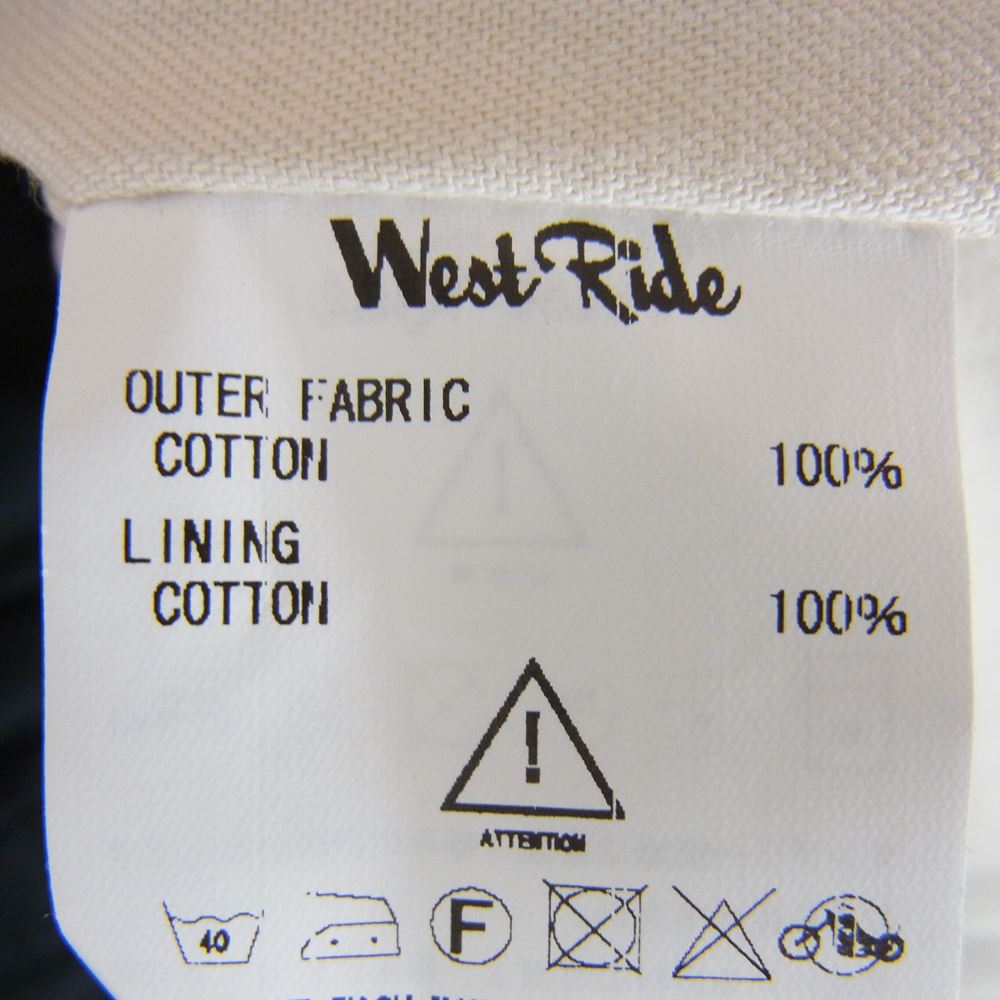 ウエストライド ベトナム スーベニア ジャケット ベトジャン ブラック系 38【中古】