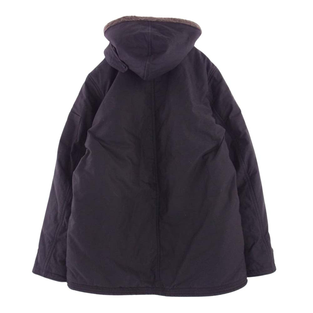 ウエストライド B-9 デッキ ミリタリー ボア コットン ジャケット コート  チャコール系【中古】