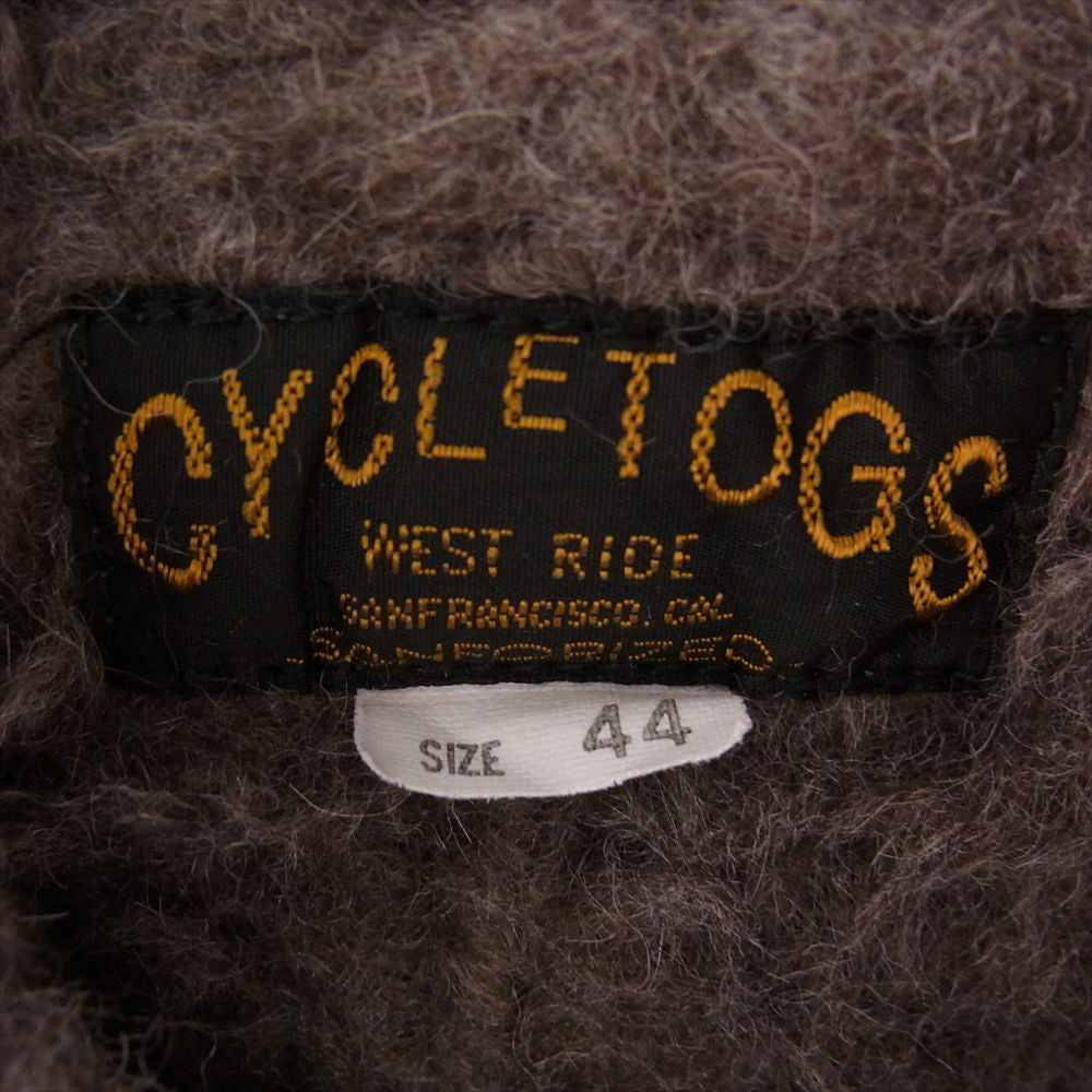 ウエストライド B-9 デッキ ミリタリー ボア コットン ジャケット コート  チャコール系【中古】