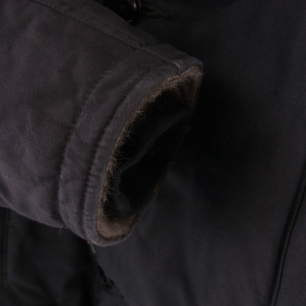 ウエストライド B-9 デッキ ミリタリー ボア コットン ジャケット コート  チャコール系【中古】