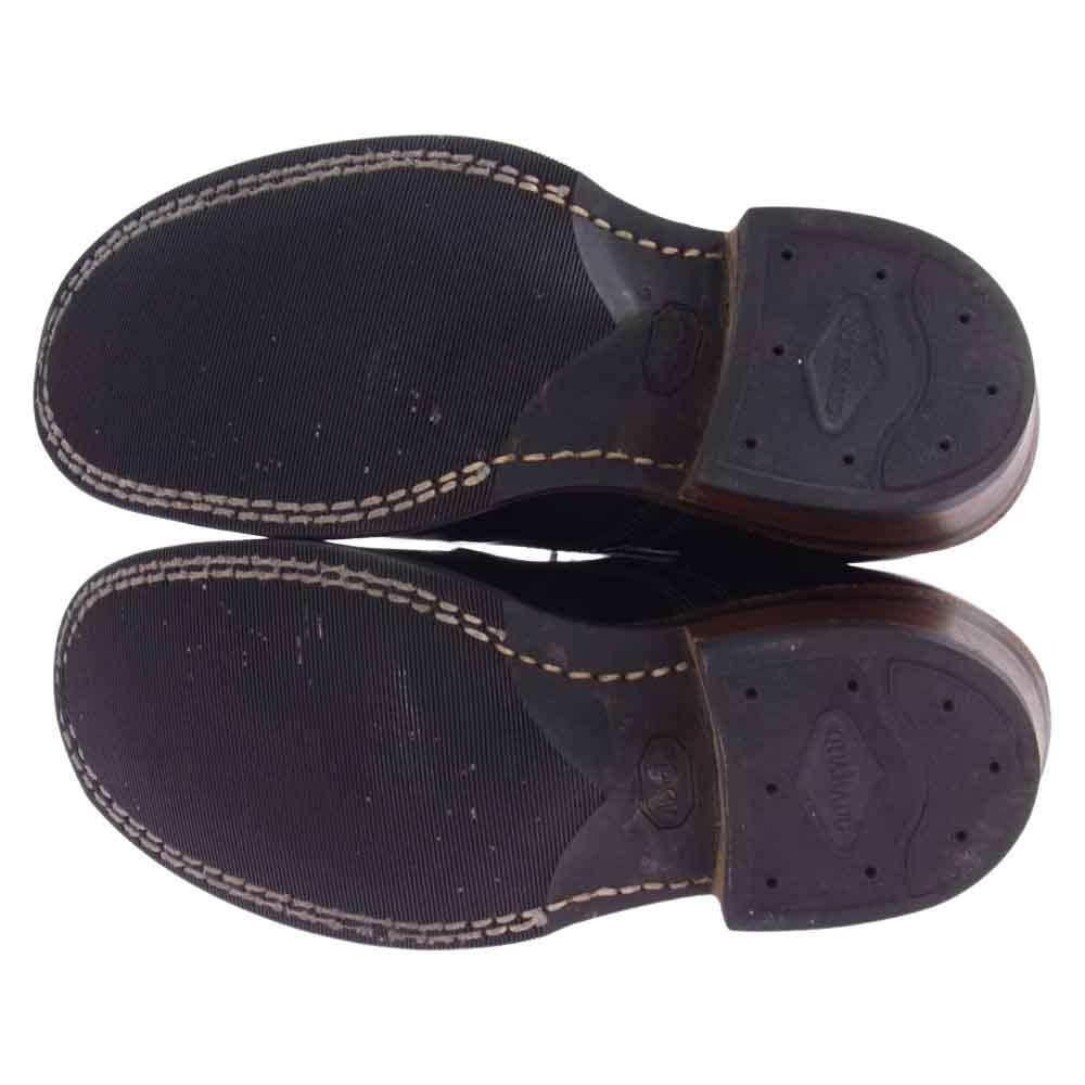 WHITE'S BOOTS ホワイツブーツ セミドレス レザー レースアップ ブーツ ブラック系 8 1/2 E【中古】