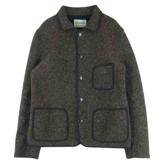 markaware マーカウェア A09C-10JK01C ウール コットン ビーチ クロス ジャケット 日本製 ブラウン系 2【中古】