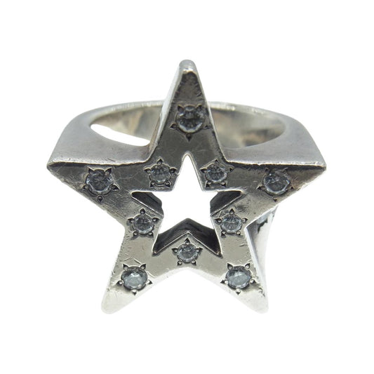 バンクロバー × MAGICALDESIGN マジカルデザイン STAR BRIGHT RING スター ブライト リング シルバー系 19号【中古】