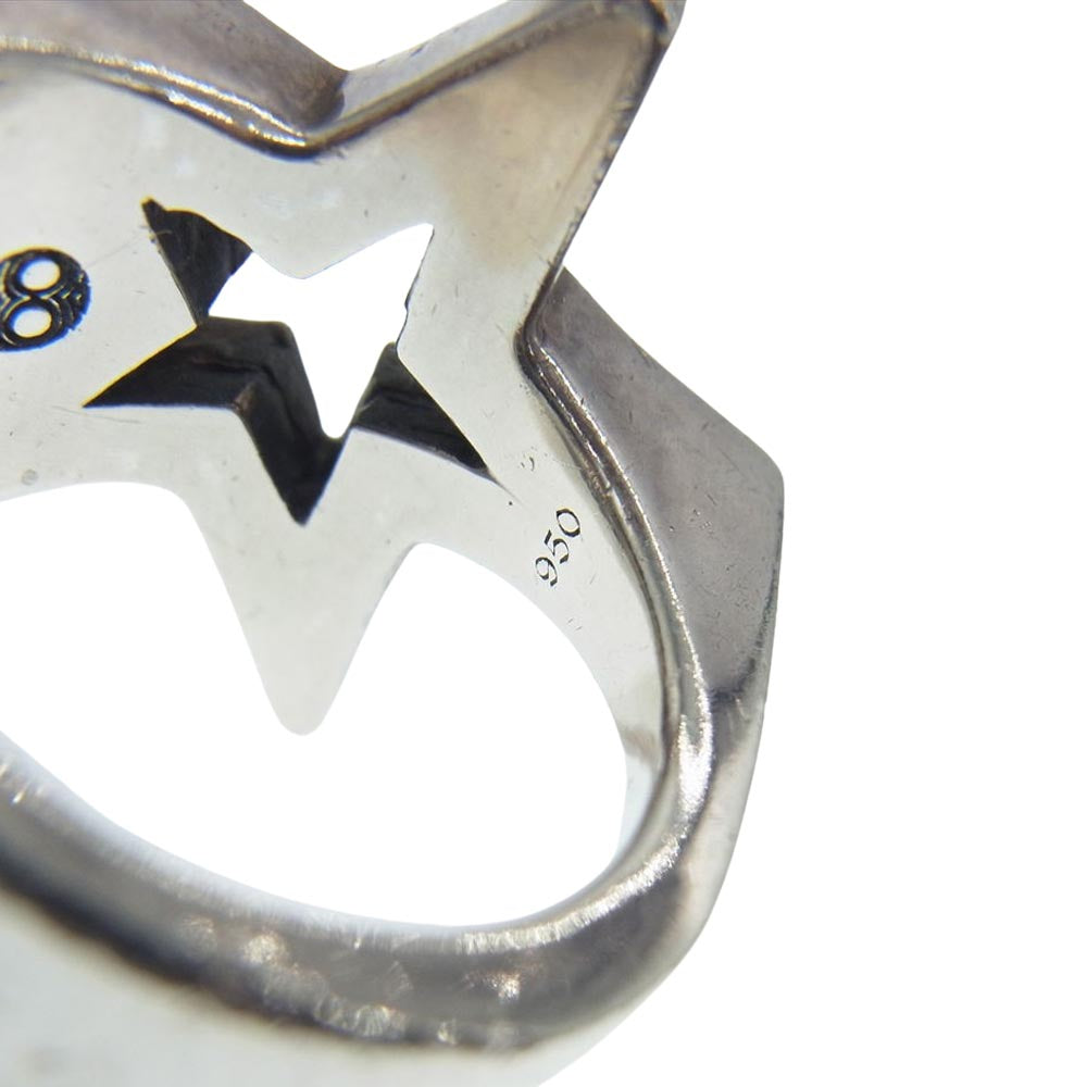 バンクロバー × MAGICALDESIGN マジカルデザイン STAR BRIGHT RING スター ブライト リング シルバー系 19号【中古】