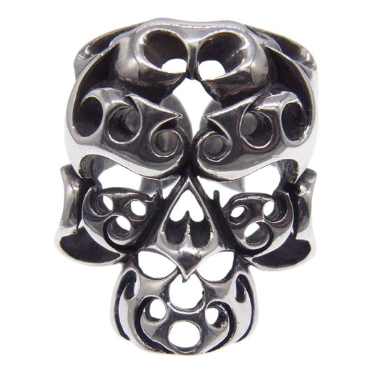 TENDERLOIN テンダーロイン T-SKULL RING SILVER ボルネオスカル リング シルバー系 18号【中古】