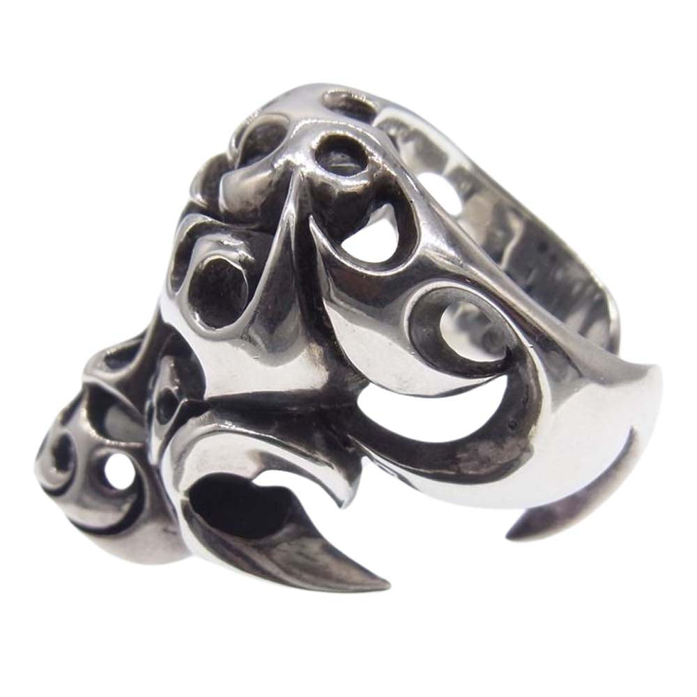 TENDERLOIN テンダーロイン T-SKULL RING SILVER ボルネオスカル リング シルバー系 18号【中古】
