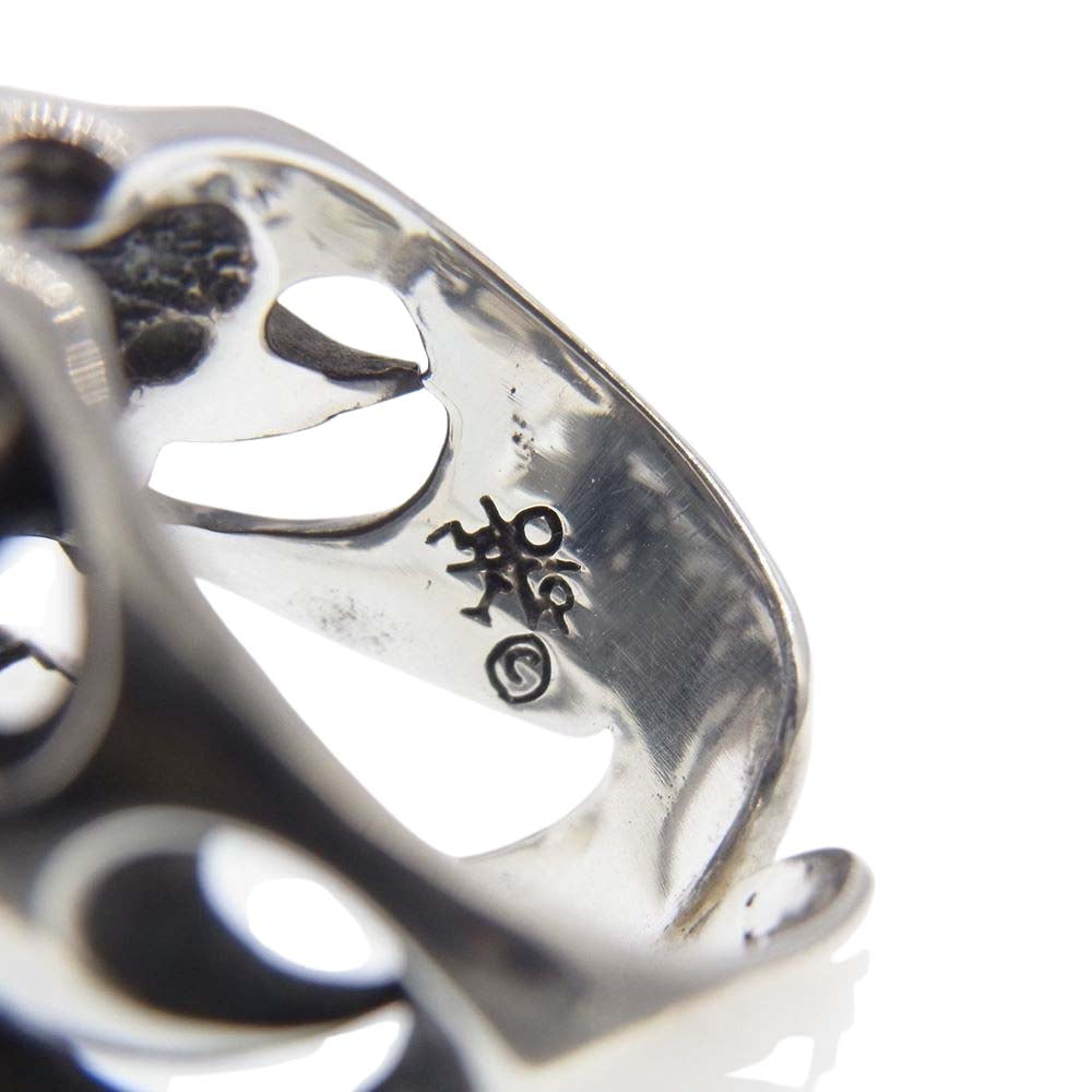TENDERLOIN テンダーロイン T-SKULL RING SILVER ボルネオスカル リング シルバー系 18号【中古】