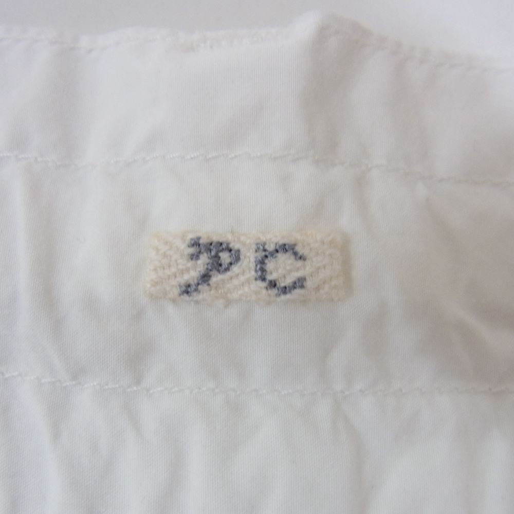PORTER CLASSIC ポータークラシック 23SS TYPEWRITIER WIDE PANTS CORDURA NYLON YARN コーデュラナイロンヤーン タイプライター ワイドパンツ ホワイト系 S【中古】