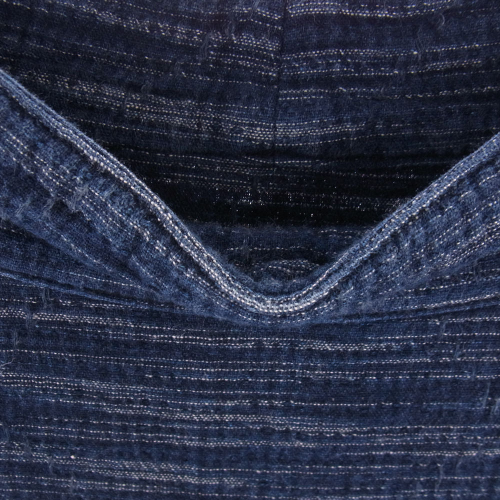 PORTER CLASSIC ポータークラシック 19AW KASURI SMOCK INDIGO 絣 カスリ スモック インディゴ プルオーバー ジャケット シャツ 1【中古】