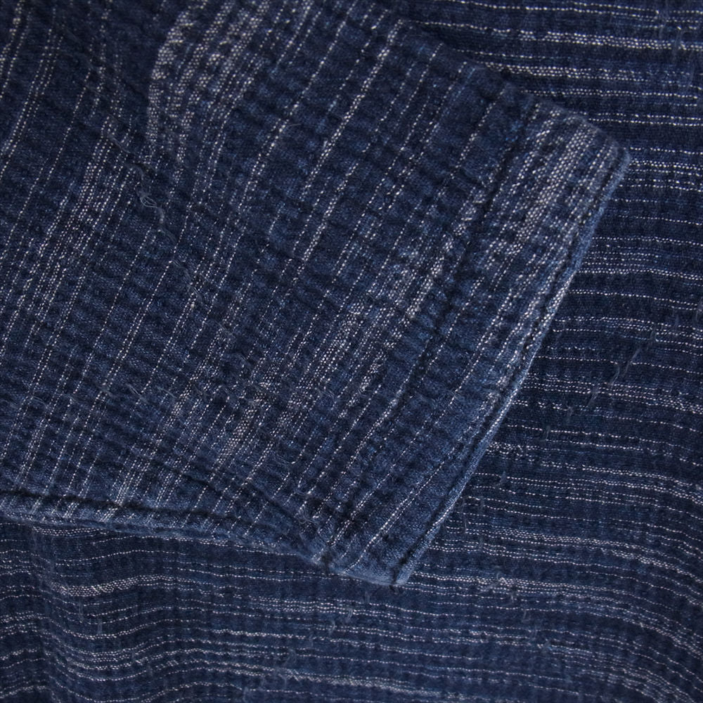 PORTER CLASSIC ポータークラシック 19AW KASURI SMOCK INDIGO 絣 カスリ スモック インディゴ プルオーバー ジャケット シャツ 1【中古】