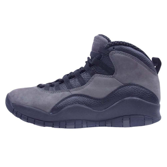 NIKE ナイキ 310805-002 AIR JORDAN 10 DARK SHADOW エアジョーダン ダークシャドウ ハイカット スニーカー ブラック系 グレー系 28cm【中古】